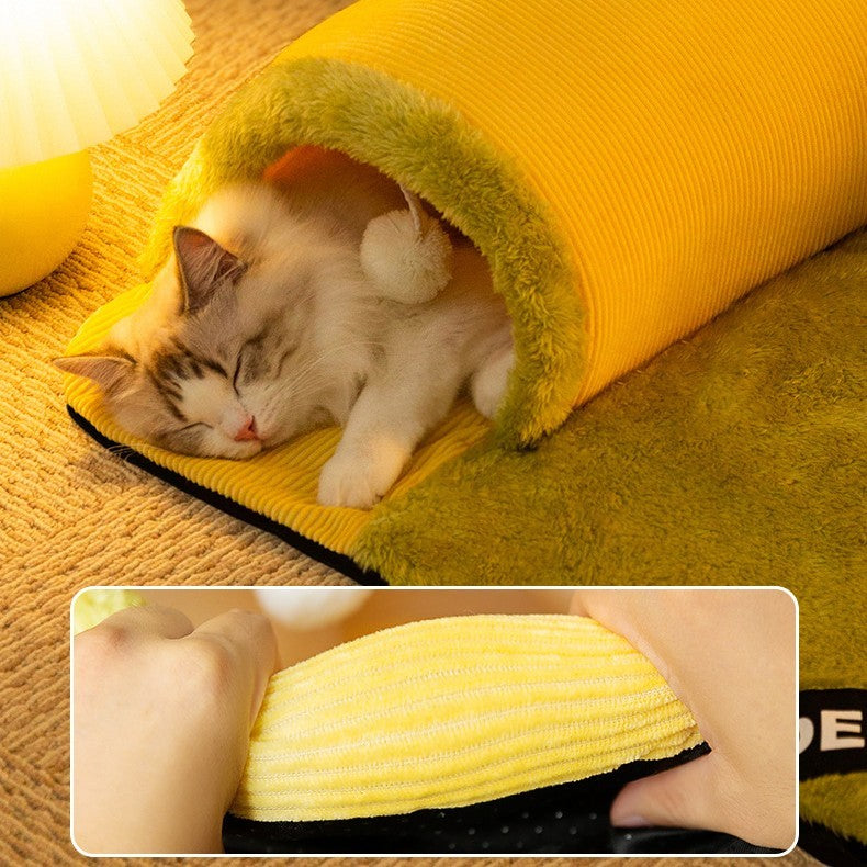 Cama y túnel Para Mascotas Productos Cálidos