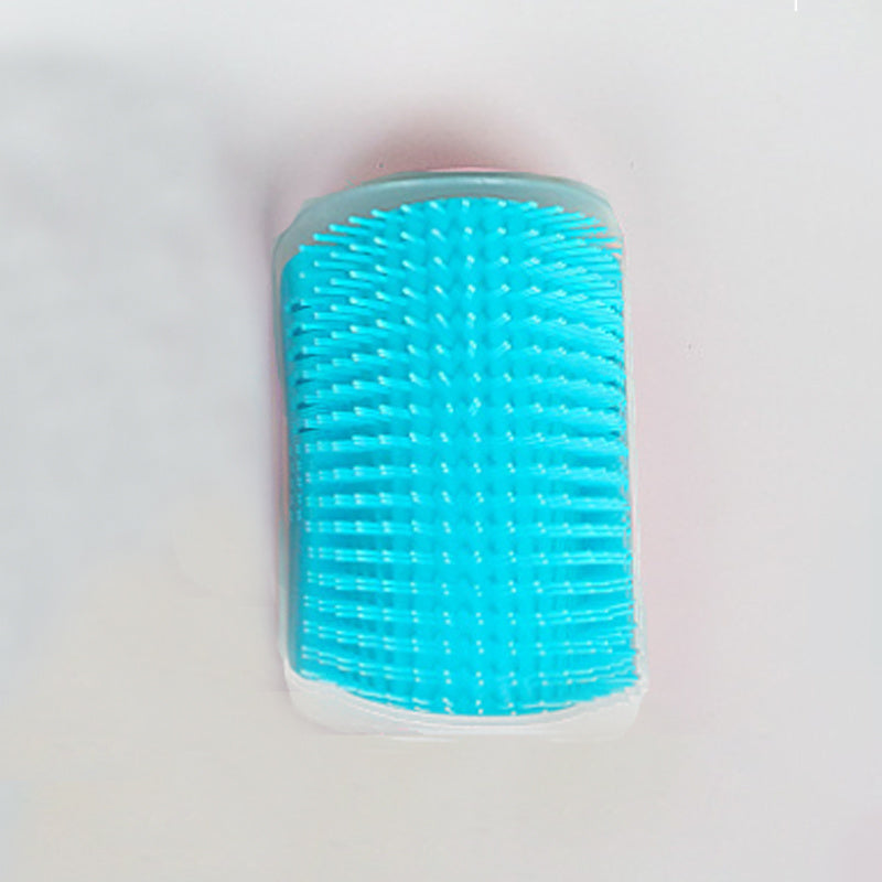 Cepillo de esquina con masajeador suave, ideal para muda de pelo y cepillado diario