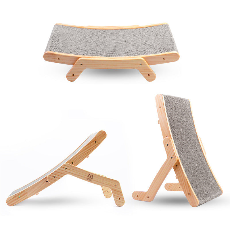 Cama para gatos, papel corrugado vertical, garra de molienda, juguete, núcleo reemplazable, productos para mascotas