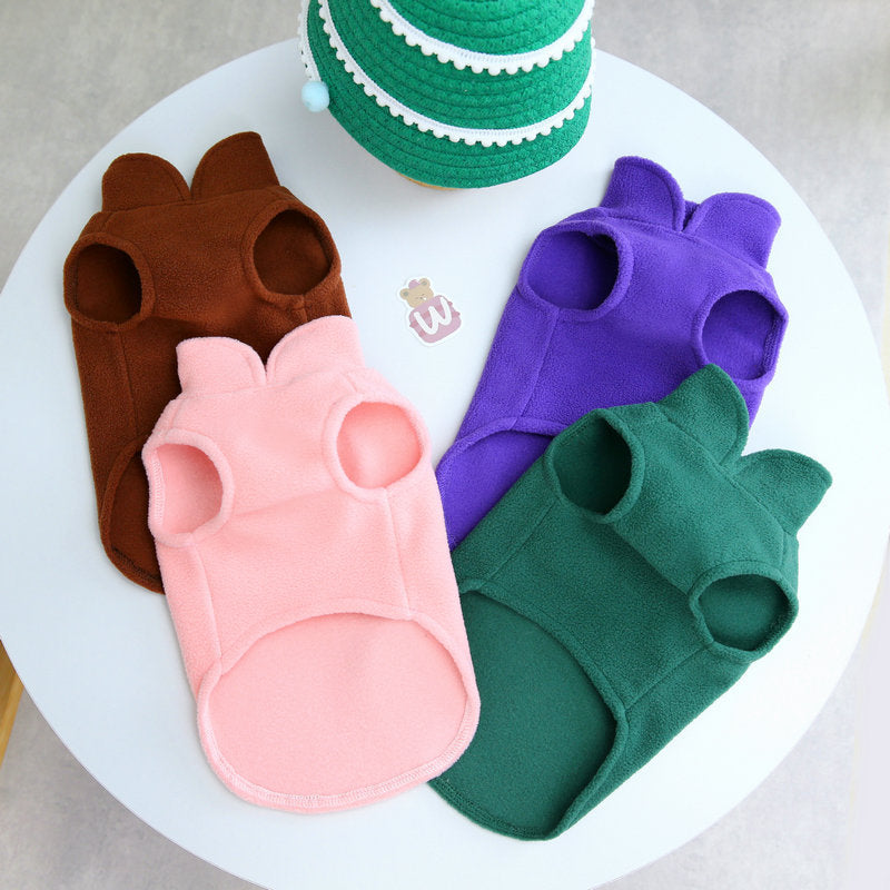 Ropa sencilla informal y cálida para perros