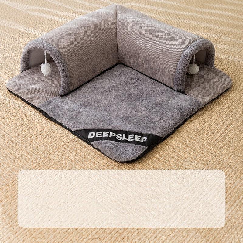 Cama y túnel Para Mascotas Productos Cálidos