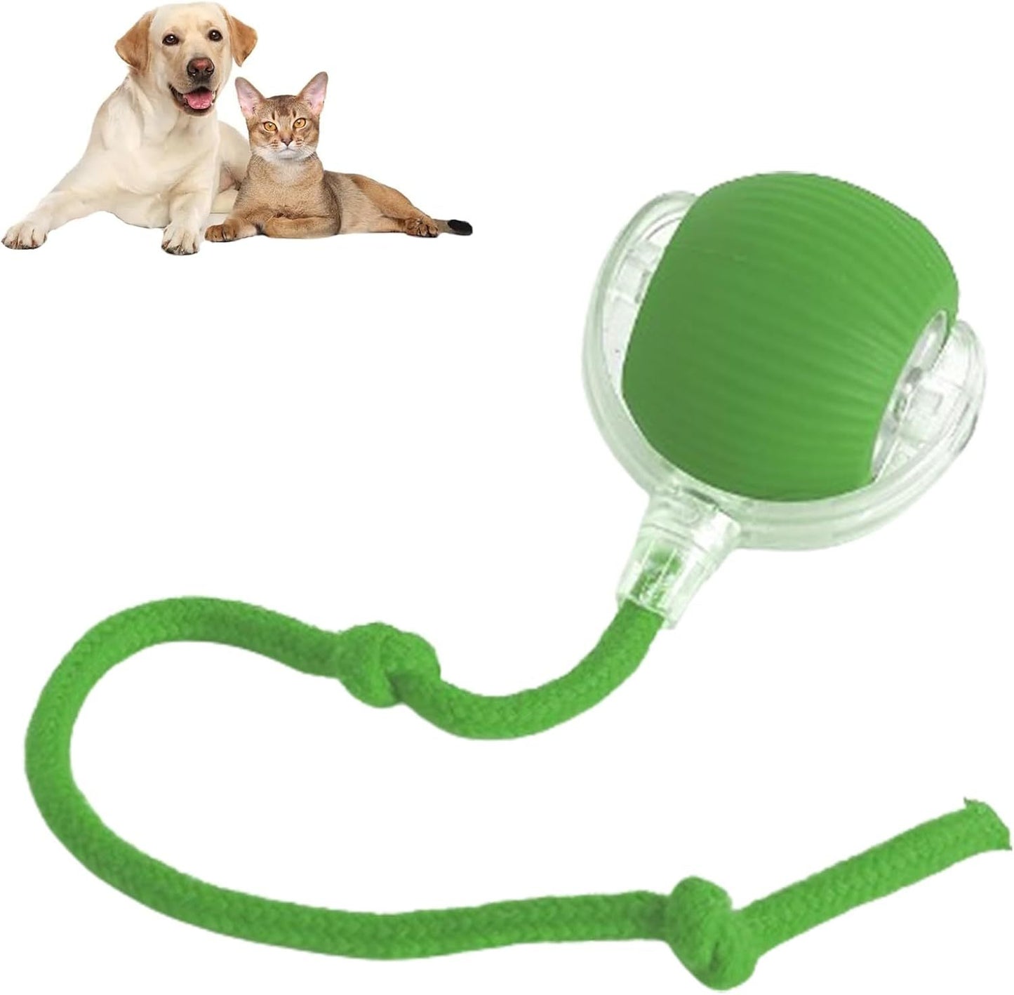Pelota inteligente interactiva para perros y gatos – Se mueve sola 360°, ideal para jugar y estimular a tu mascota