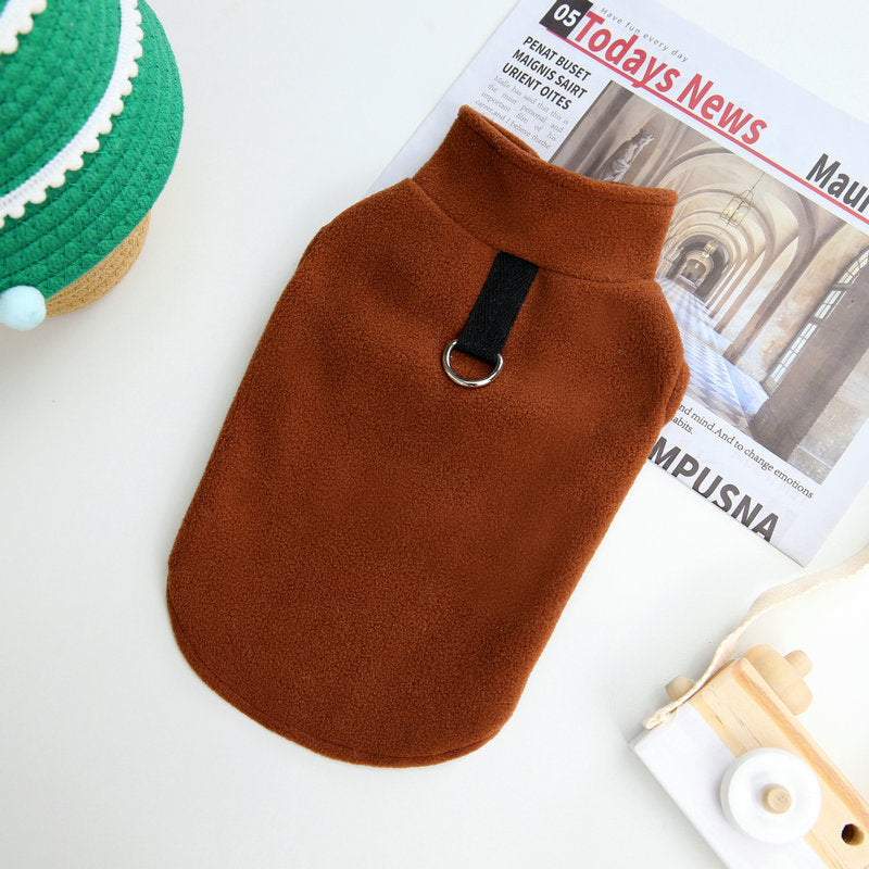 Ropa sencilla informal y cálida para perros