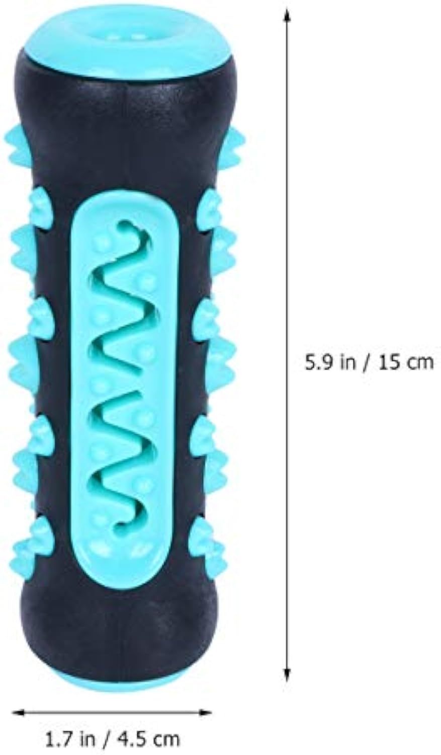 Juguete Cepillo dental masticable para perros – Mordedor de caucho natural para limpieza de dientes y encías