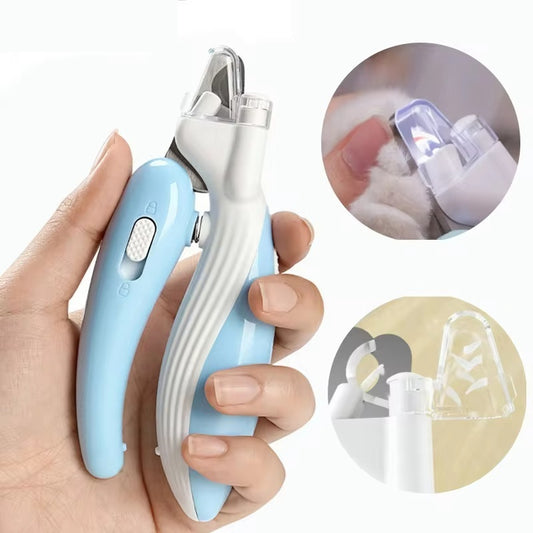Cortaúñas para mascotas Cortadoras de uñas para perros Cortaúñas para gatos, eléctrico LED Suministros para mascotas Cortadores de uñas para mascotas con luz LED