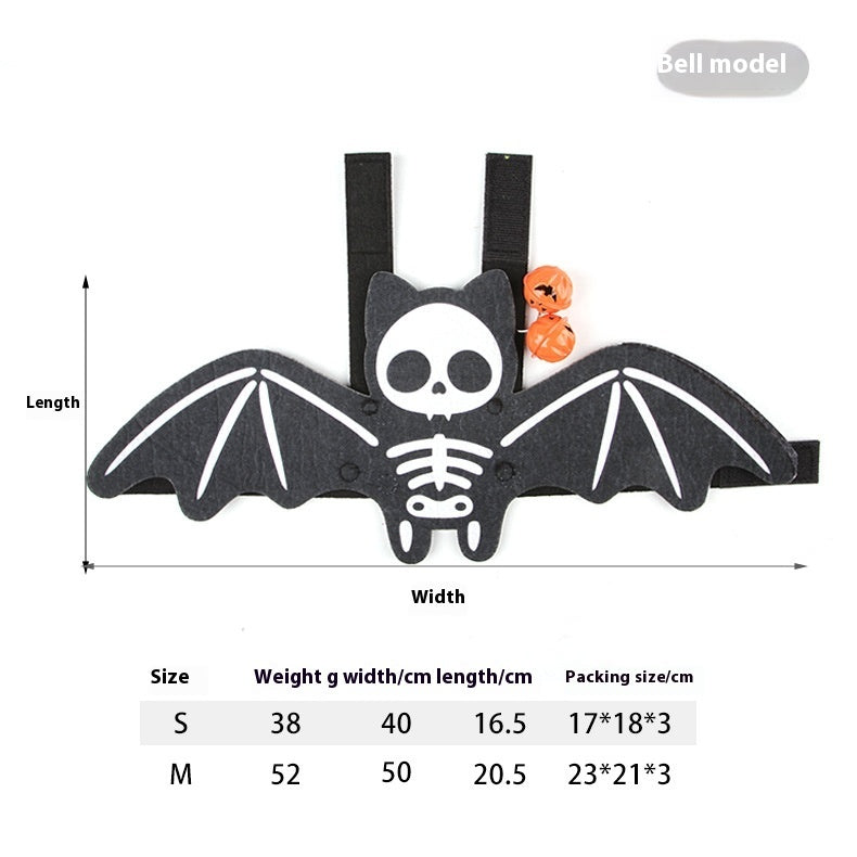 Disfraz de mascota de Halloween para gatos Batwing