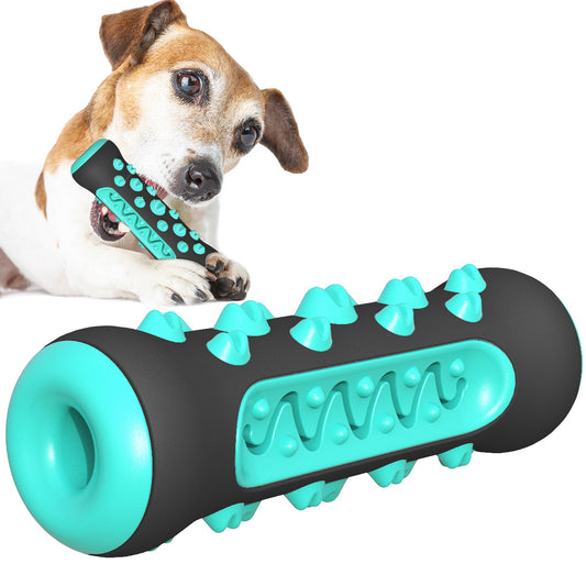 Juguete Cepillo dental masticable para perros – Mordedor de caucho natural para limpieza de dientes y encías
