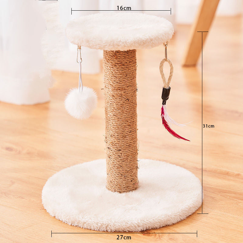 Rascador de Sisal Vertical – Protege Muebles y Fortalece Uñas