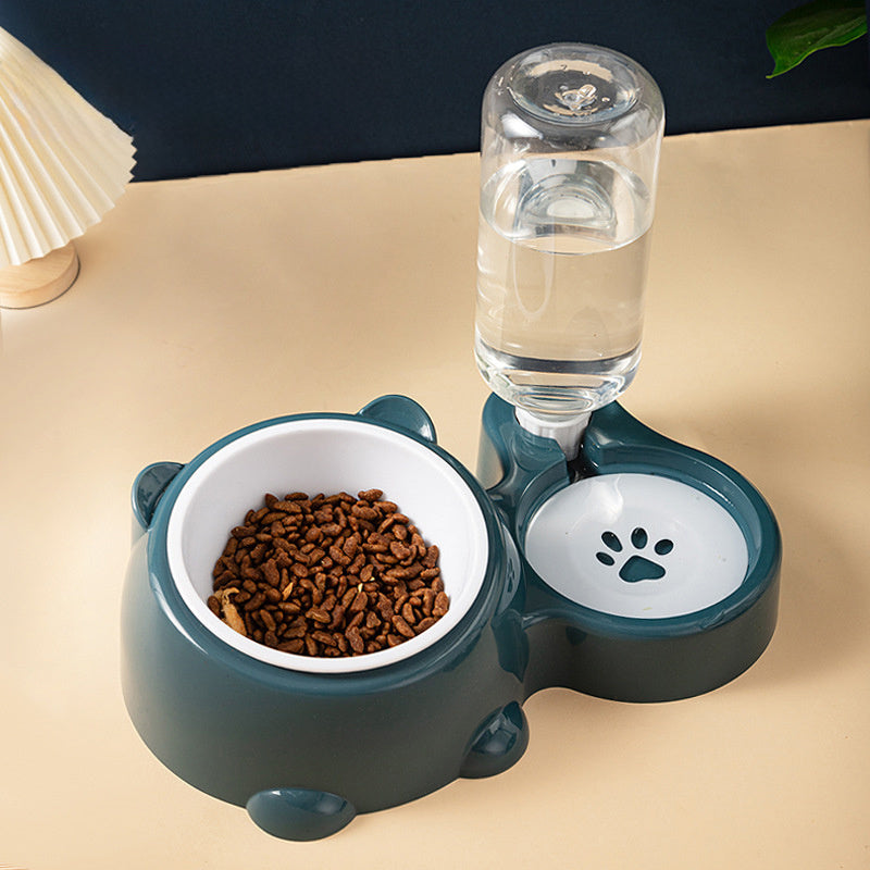 Juego de cuencos extraíbles de comida y agua
