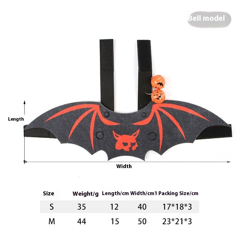 Disfraz de mascota de Halloween para gatos Batwing
