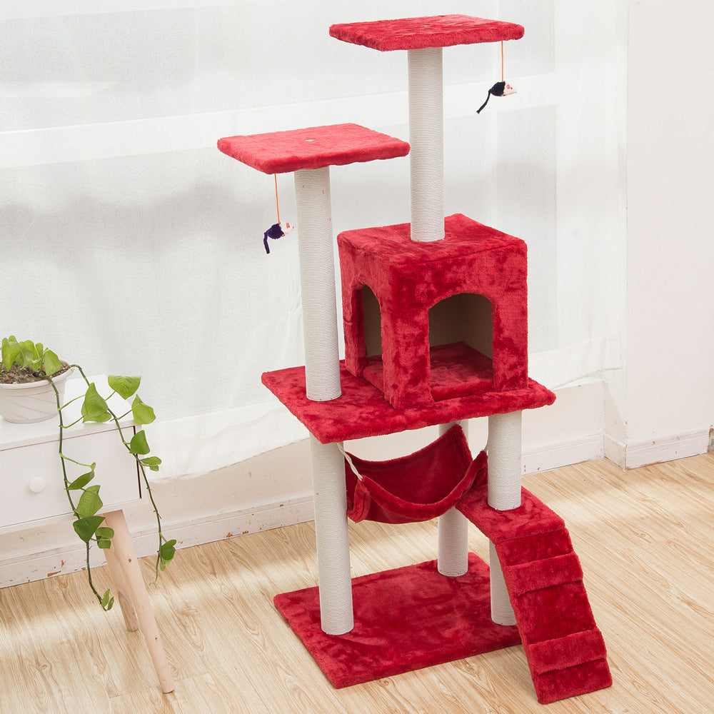 Árbol de escalada, castillo para gatos