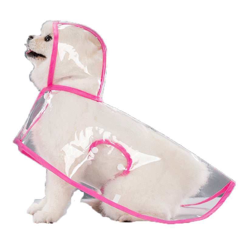 Impermeable transparente para perros