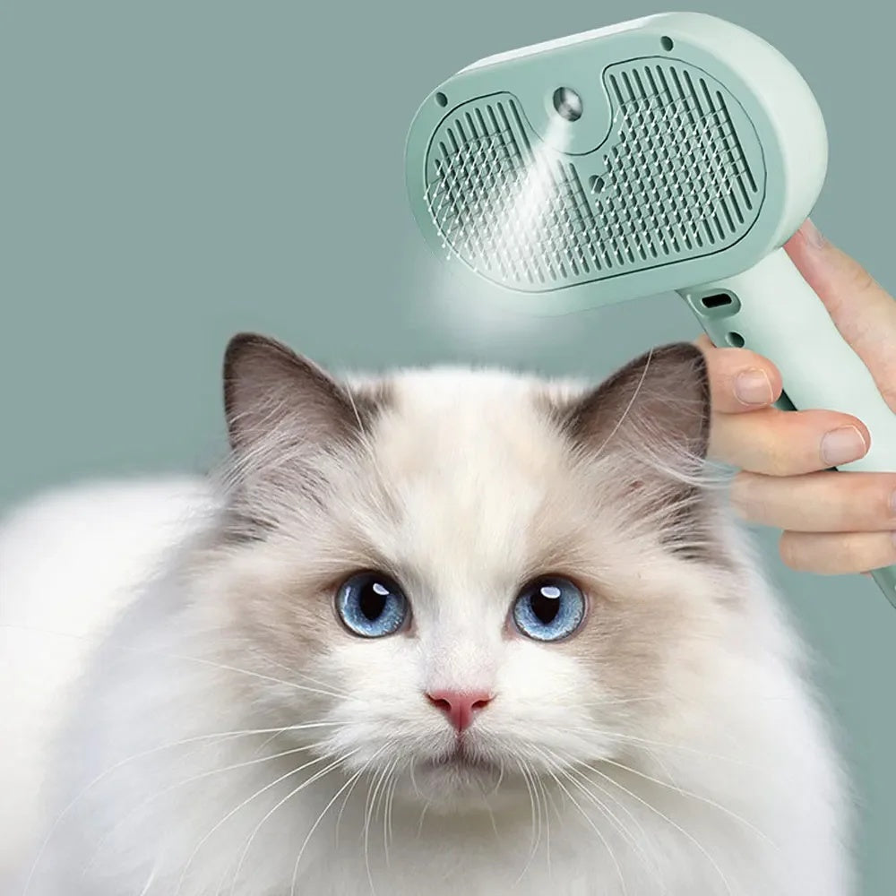 Cepillo, Humidificador y Removedor de Pelo, 3 en 1