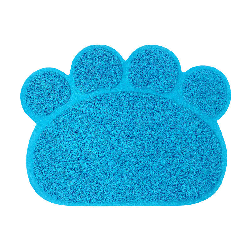 Mantel Individual, Antideslizante Alfombra de Arena para Gatos en Forma de Pata
