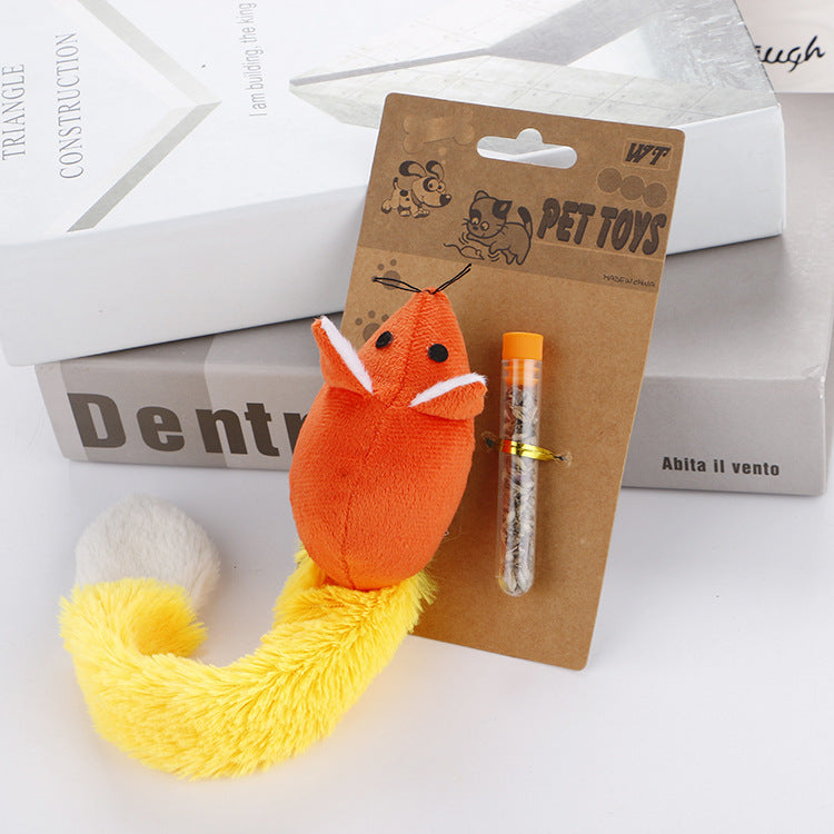 Ratón de cola larga Gato Juguetes para gatos Juguetes divertidos para mascotas Juguetes para gatos Entrenamiento de ratones Juguetes divertidos para jugar Productos interactivos para mascotas