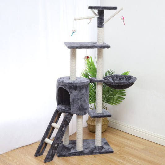 Árbol de escalada, casa para gatos