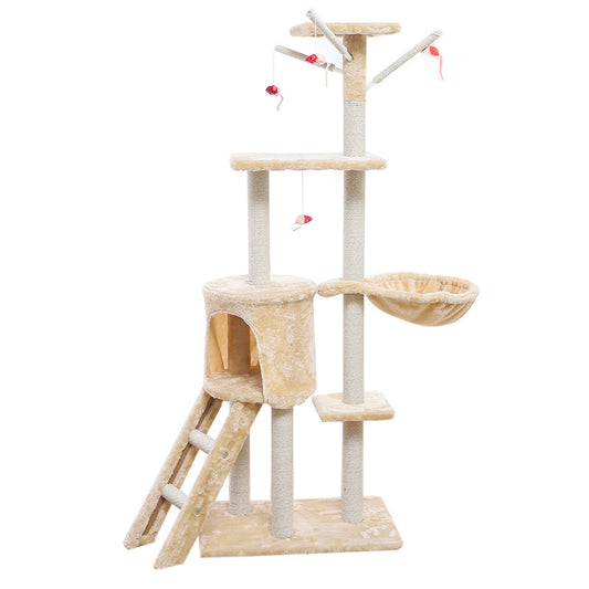 Árbol de escalada, casa para gatos