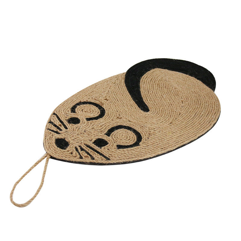 Rascador para Gato con Forma de Ratón – Sisal Natural