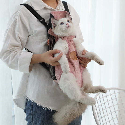 Mochila portátil para gatos para la salida de primavera