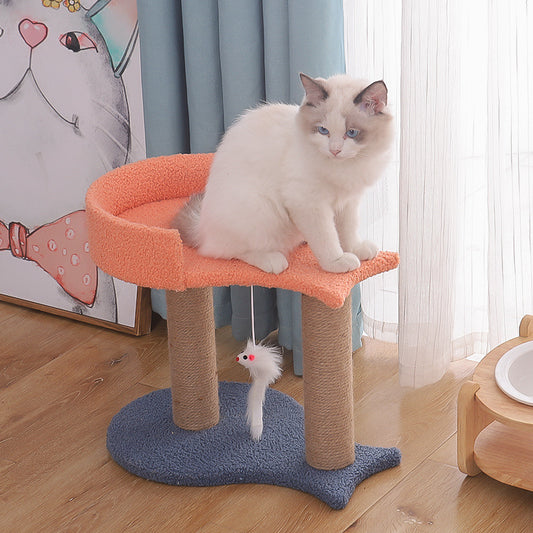 Estructura de Escalada para Gatos – Con Nido y Columna de Sisal