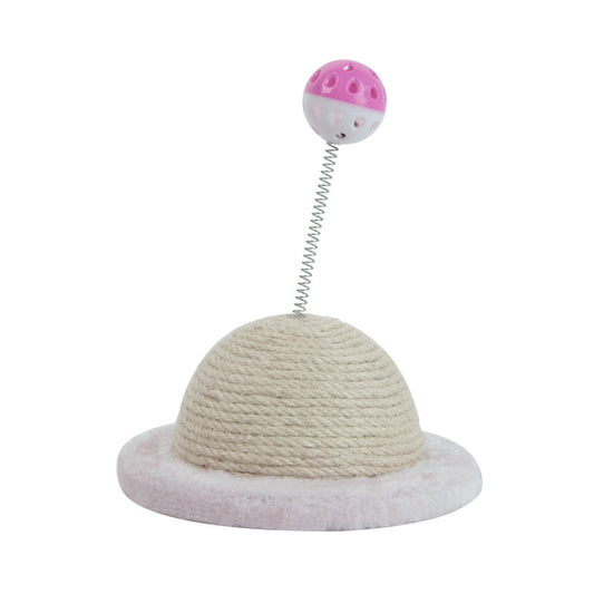 Rascador Cilíndrico de Sisal con Bola para Gato – Durable y Estético