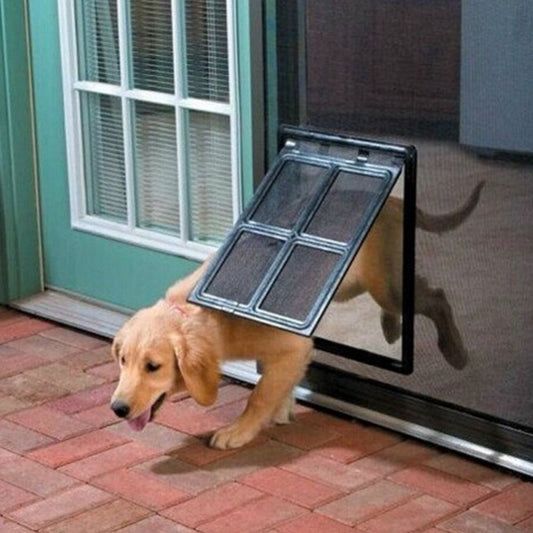 Puerta de mosquitera para mascotas, acceso gratuito a los mosquitos
