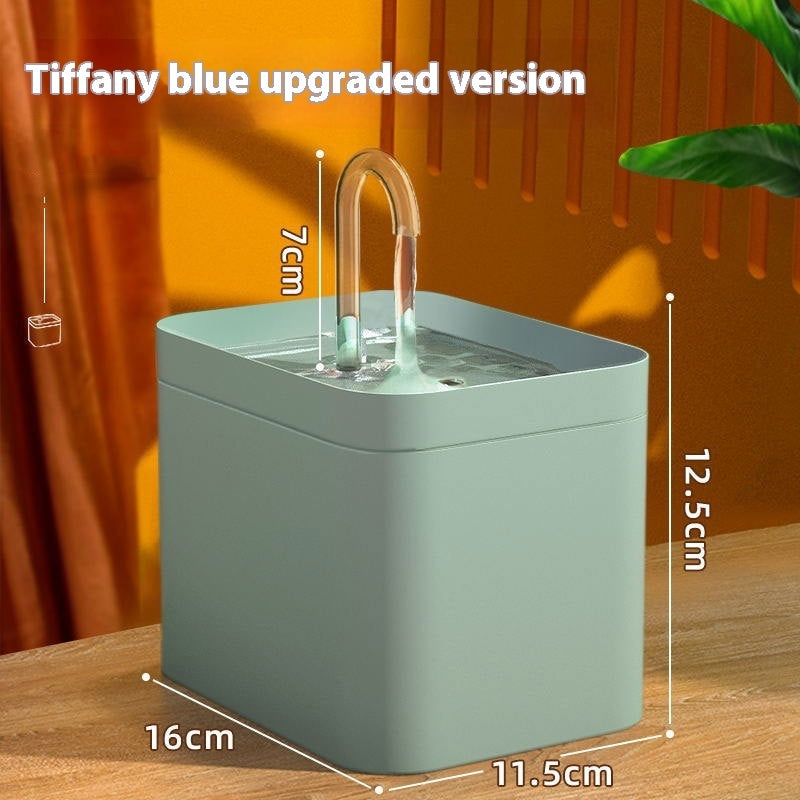 Fuente de agua para gatos, circulación automática, flujo inteligente