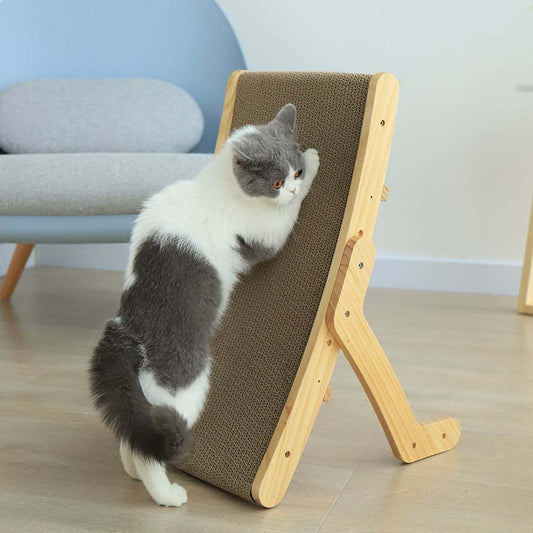 Cama para gatos, papel corrugado vertical, garra de molienda, juguete, núcleo reemplazable, productos para mascotas