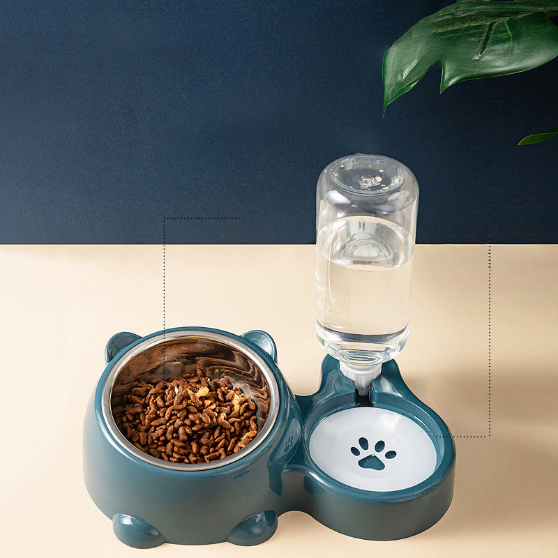 Juego de cuencos extraíbles de comida y agua