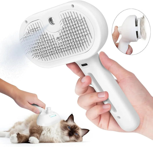 Cepillo, Humidificador y Removedor de Pelo, 3 en 1