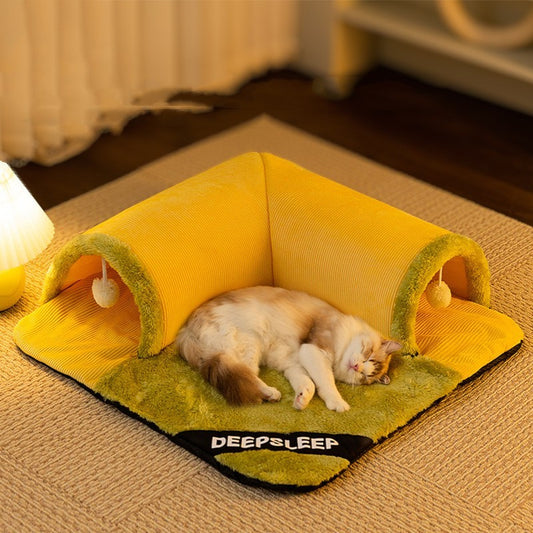 Cama y túnel Para Mascotas Productos Cálidos