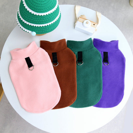 Ropa sencilla informal y cálida para perros