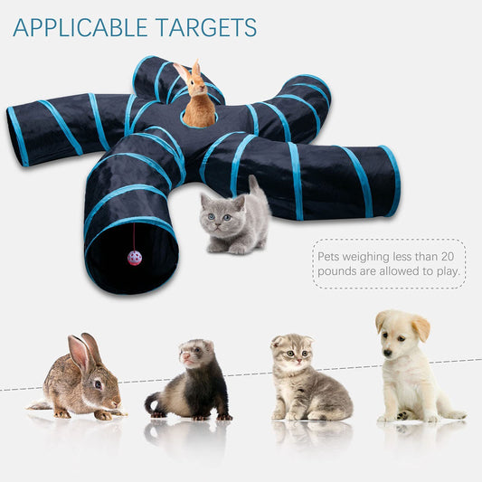 Patrón de árbol Túnel Mascota Zhiyi Juguete para gatos Suministros para mascotas Juguetes para perros y gatos