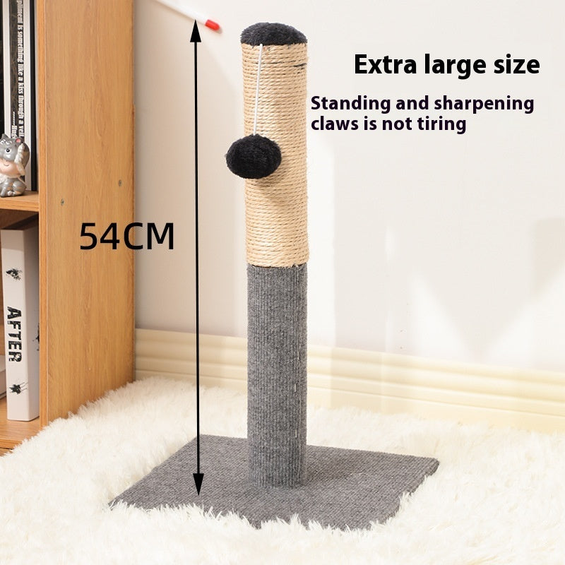 Rascador Vertical para Gatos de Sisal – Extra Resistente y Duradero