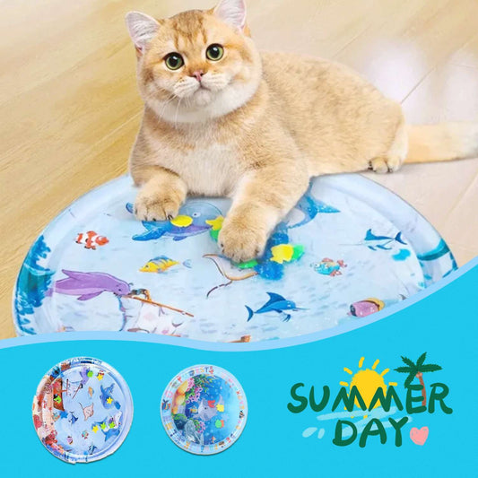 Cama de agua para mascotas, colchón de hielo, perro durmiendo, alfombra para cachorros, perros, gatos, cojin para mascotas, frío fresco