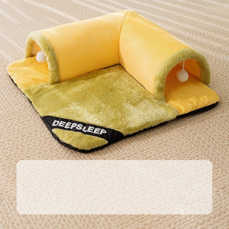 Cama y túnel Para Mascotas Productos Cálidos