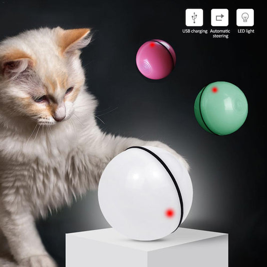 LED Bola de juguete interactiva para gatos divertidos para mascotas
